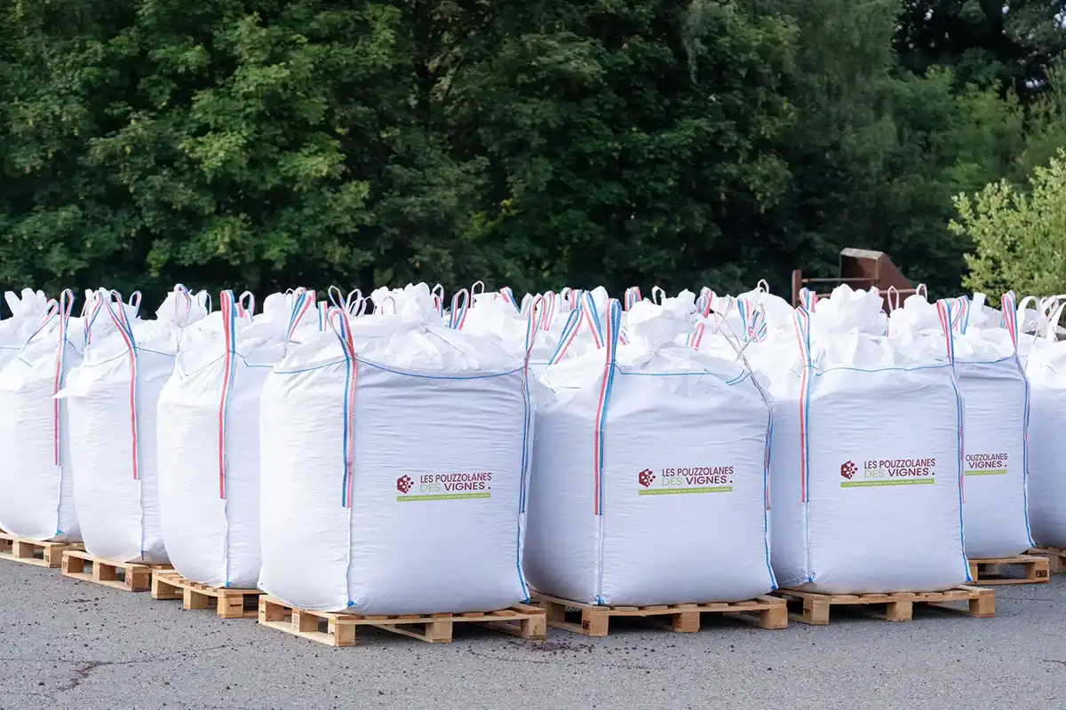 Pouzzolane viticulture